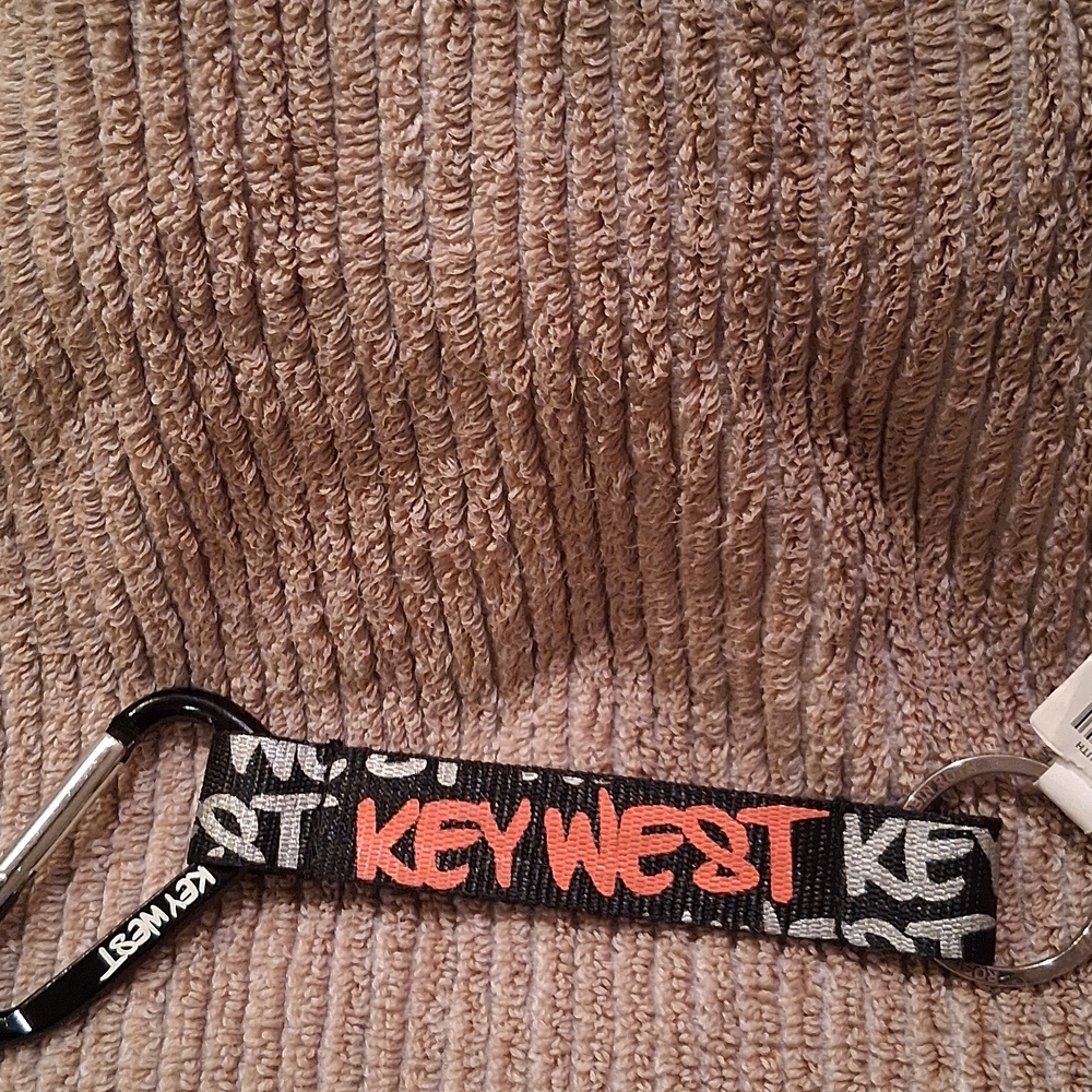 Key West Strap Keychain.  NWT